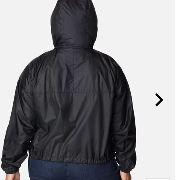 Women's Flash Challenger™ Cropped Windbreaker - Plus Size. NWT Black 2xl - Picture 3 of 11